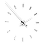 Годинник Nomon Tacon 12 L, WHITE. (основа - хромована сталь/стрілки - білий лак) D=100см