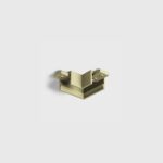 З'єднувач накладний L-подібний MINI_LINE42 CORNER S HR, L33mm, W33mm, H13.5mm, латунь (07.S90HR.LG)