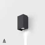 BRICK 1. L70mm, sp63mm, H110mm, 4W LED, 3000K, 7 °, IP65, графіт (08.2003.4.930.GR)
