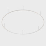 Підвісний радіальний трек IN_RING 500 48V. D5000mm, W30mm, H54mm, білий (09.C500.WH)