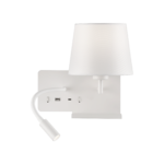 Hold Wall lamp Right White (White Shade)