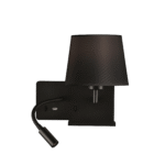 Hold Wall lamp Right Black (Black Shade)