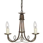 Люстра Elstead Minster MN3-BLK-GOLD