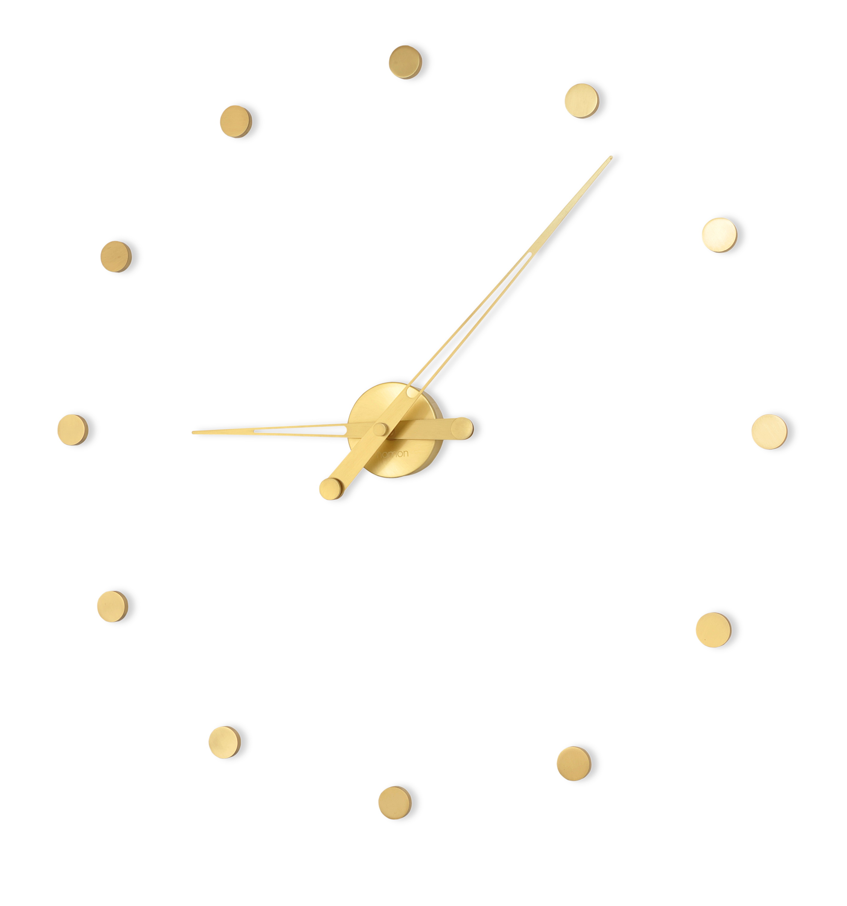 Годинник Nomon Rodon 12 GOLD, (полірована латунь). D=70см