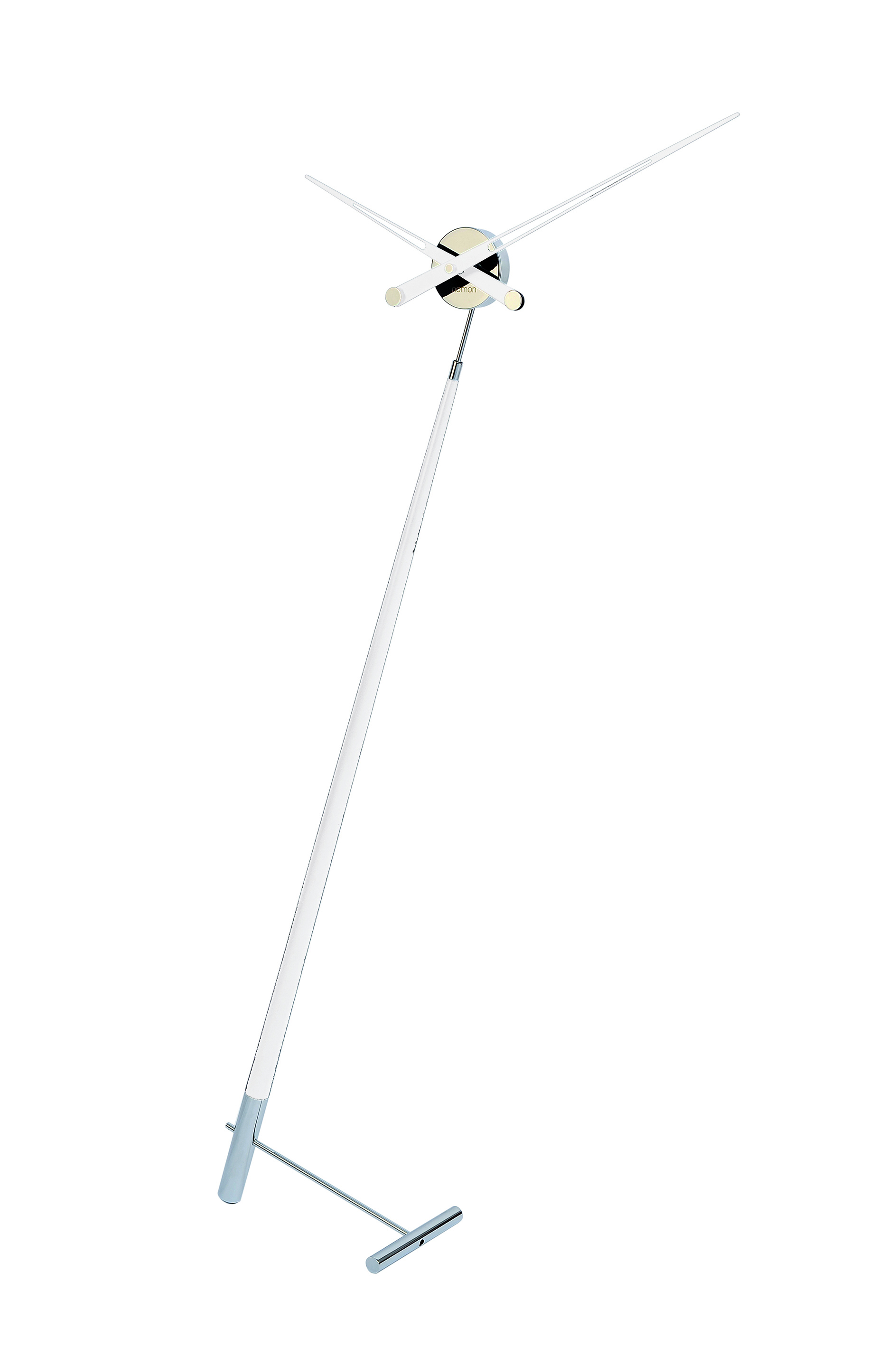 Годинник Nomon Pisa L WHITE (хромована сталь/білий лак). D=74см, H=150см