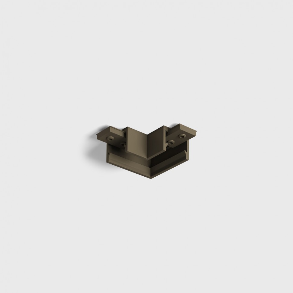 З'єднувач накладний L-подібний MINI_LINE42 CORNER S HR, L33mm, W33mm, H13.5mm, світла бронза (07.S90HR.LB)