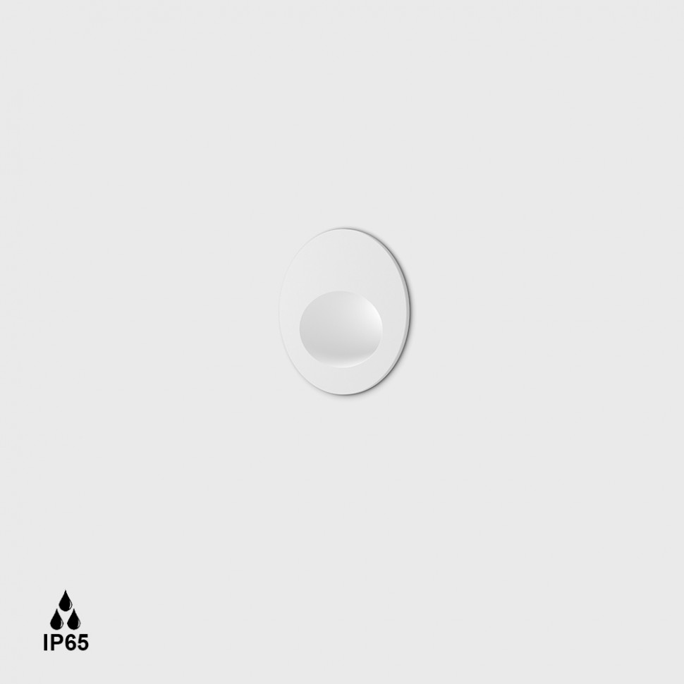 IN WALL IP, D52mm, sp39mm, LED 2.1W, 2700К, IP65, білий (08.5239.R2.927.WH)