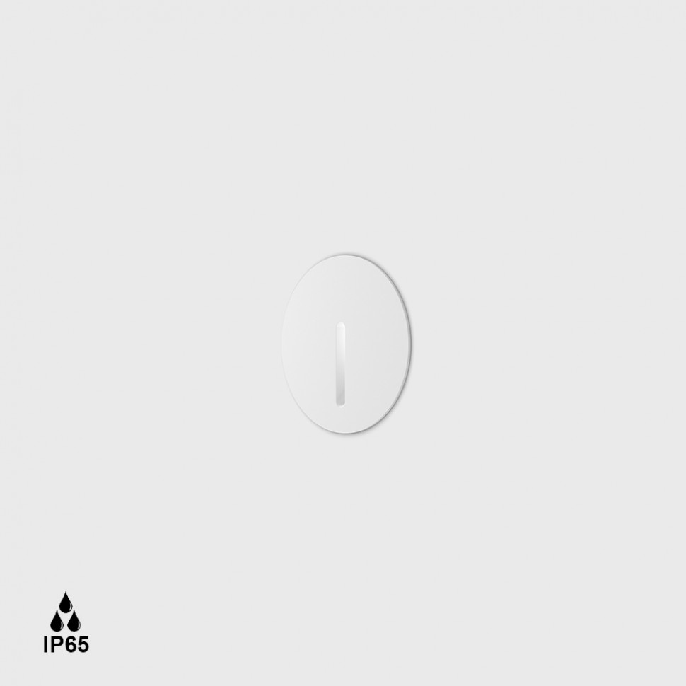 IN WALL IP, D52mm, sp39mm, LED 2.1W, 2700К, IP65, білий (08.5240.R2.927.WH)