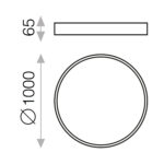 London /100cm LED 4000K Casambi White