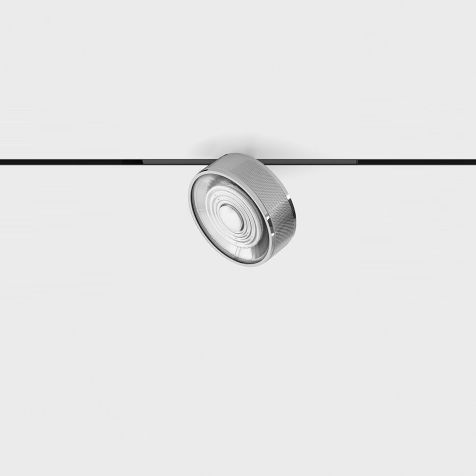 MICRO_LINE SOL MINI, D75mm, H26mm, LED 6.3W, 3000К, хром/чорний (14.7526.7.930.CRG/BK)