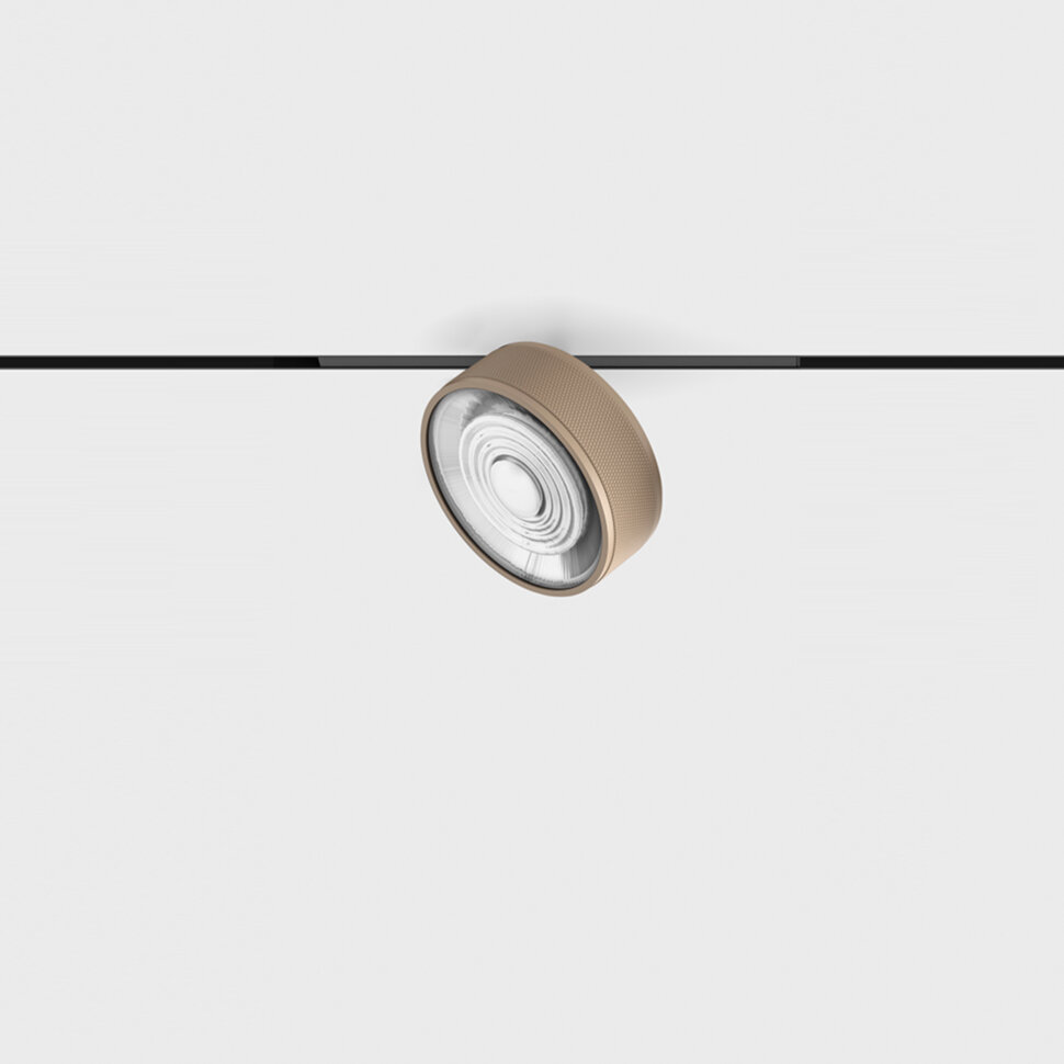 MICRO_LINE SOL MINI, D75mm, H26mm, LED 6.3W, 4000K, DALI, sahara beige/чорний (14.7526.7.940.SBG/BK.DALI)