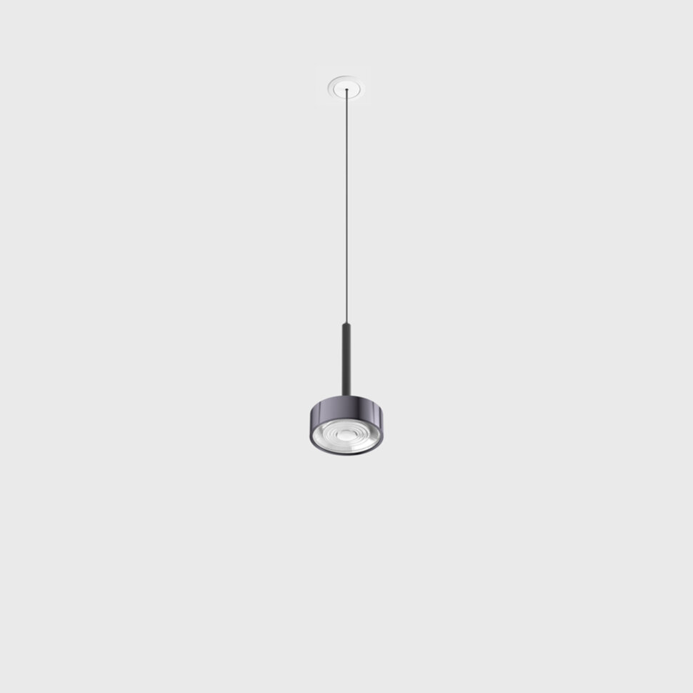 SOL MINI P NANO, D75mm, H135mm, 7W LED, 24°, 3000K, IP20, чорний/diamond black (03.7532.7.940.BK/DB)