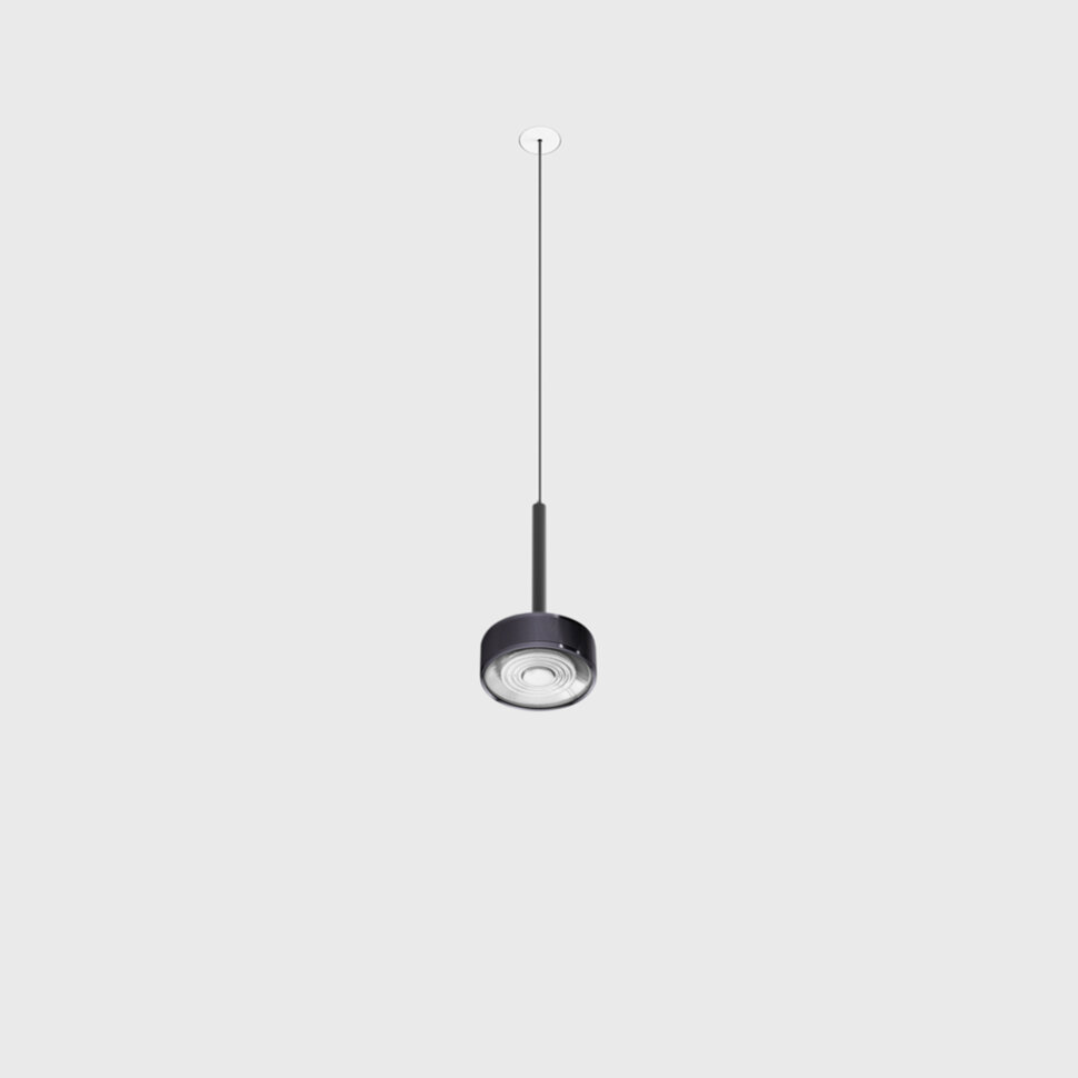 SOL MINI P NANO, D75mm, H135mm, 7W LED, 24°, 3000K, IP20, чорний/diamond black (03.7531.7.940.BK/DBG)