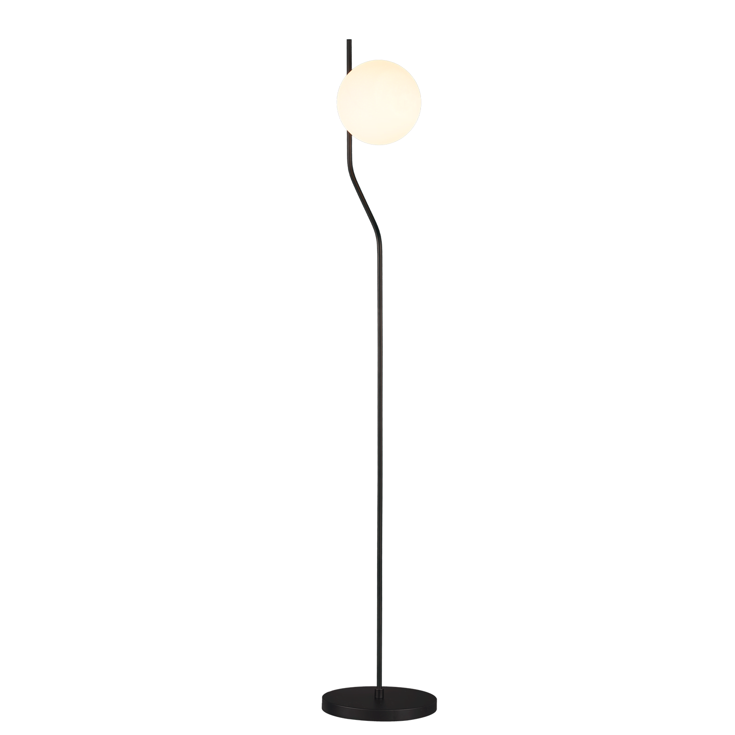 Торшер Maui Floor lamp Black H81631N