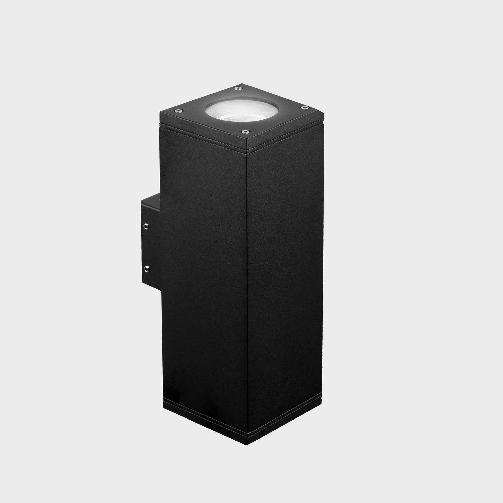 Настінний вуличний світильник Kohl Lighting Hammer Sq K60001.01.WS.BK-BK.15.ST.8.30