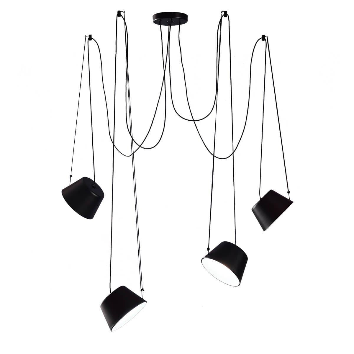 Ole lighting  SENTO – Suspension 4 lampshades | O22 cm